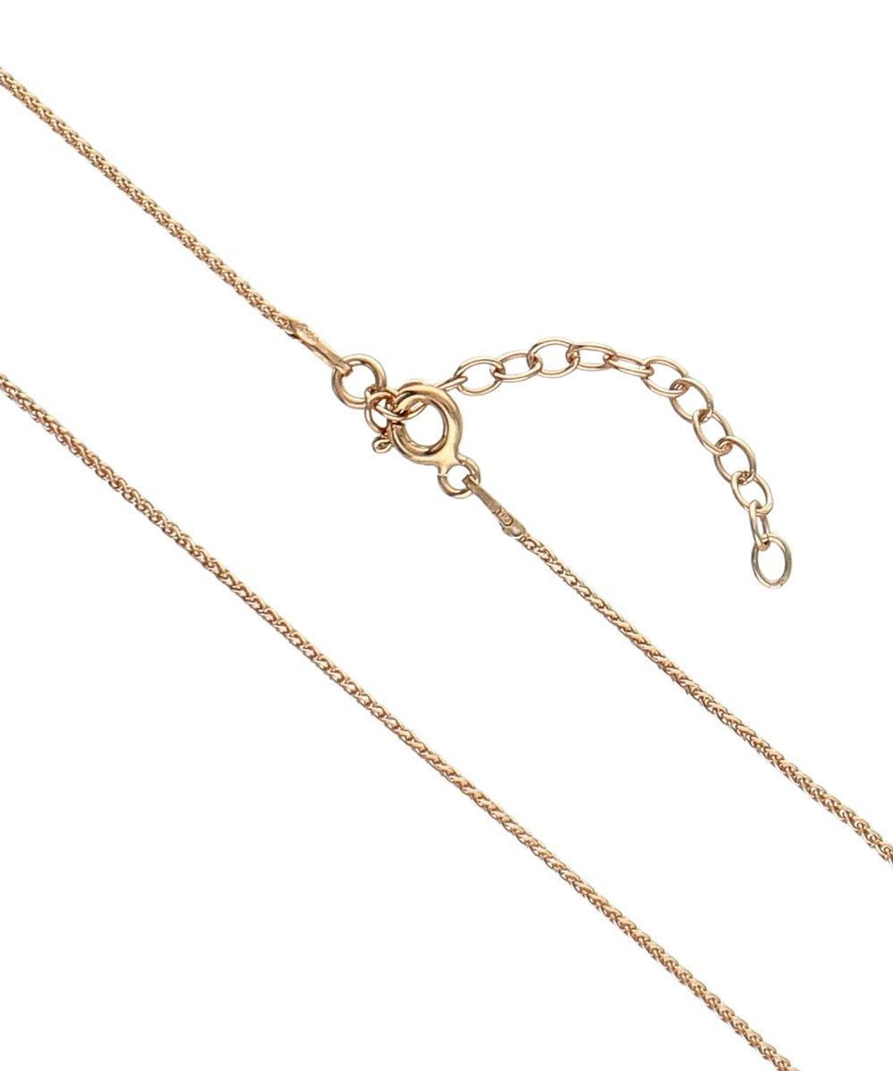 Łańcuszek srebrny 925 lisi ogon w kolorze różowego złota DIA-LAN-4926-925.jpg