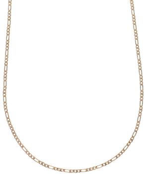 Łańcuszek figaro srebrny 925 w kolorze różowego złota 2 mm rose.jpg