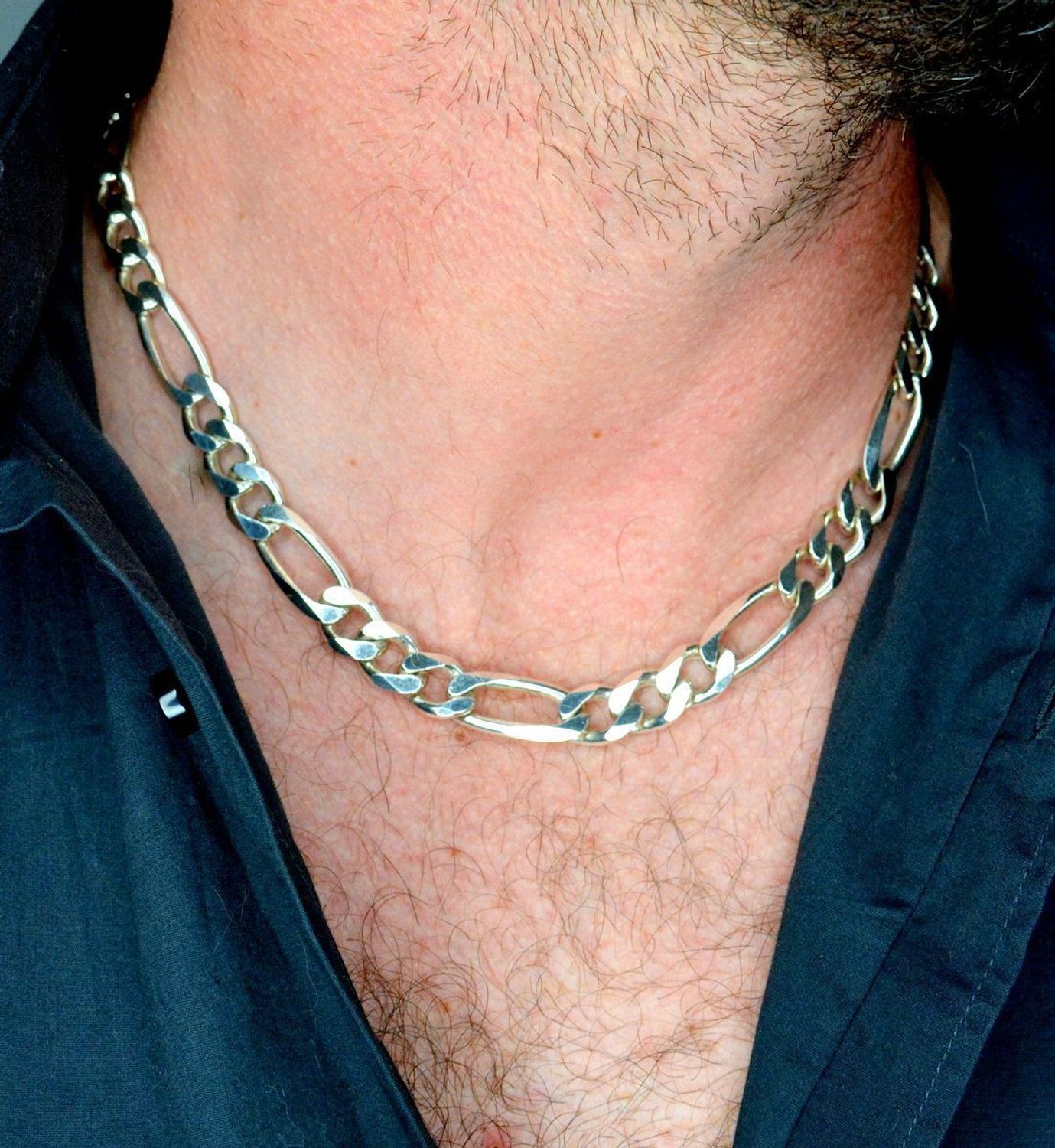 Srebrny łańcuszek 925 męski gruby figaro 10 mm DIA-LAN-5523-925.jpg