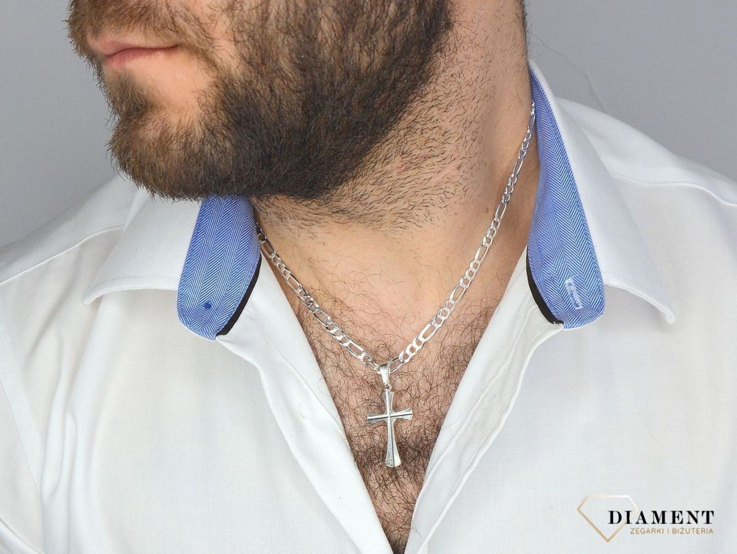 Srebrny łańcuszek 925 męski gruby figaro 9 mm DIA-LAN-5524-925.jpg