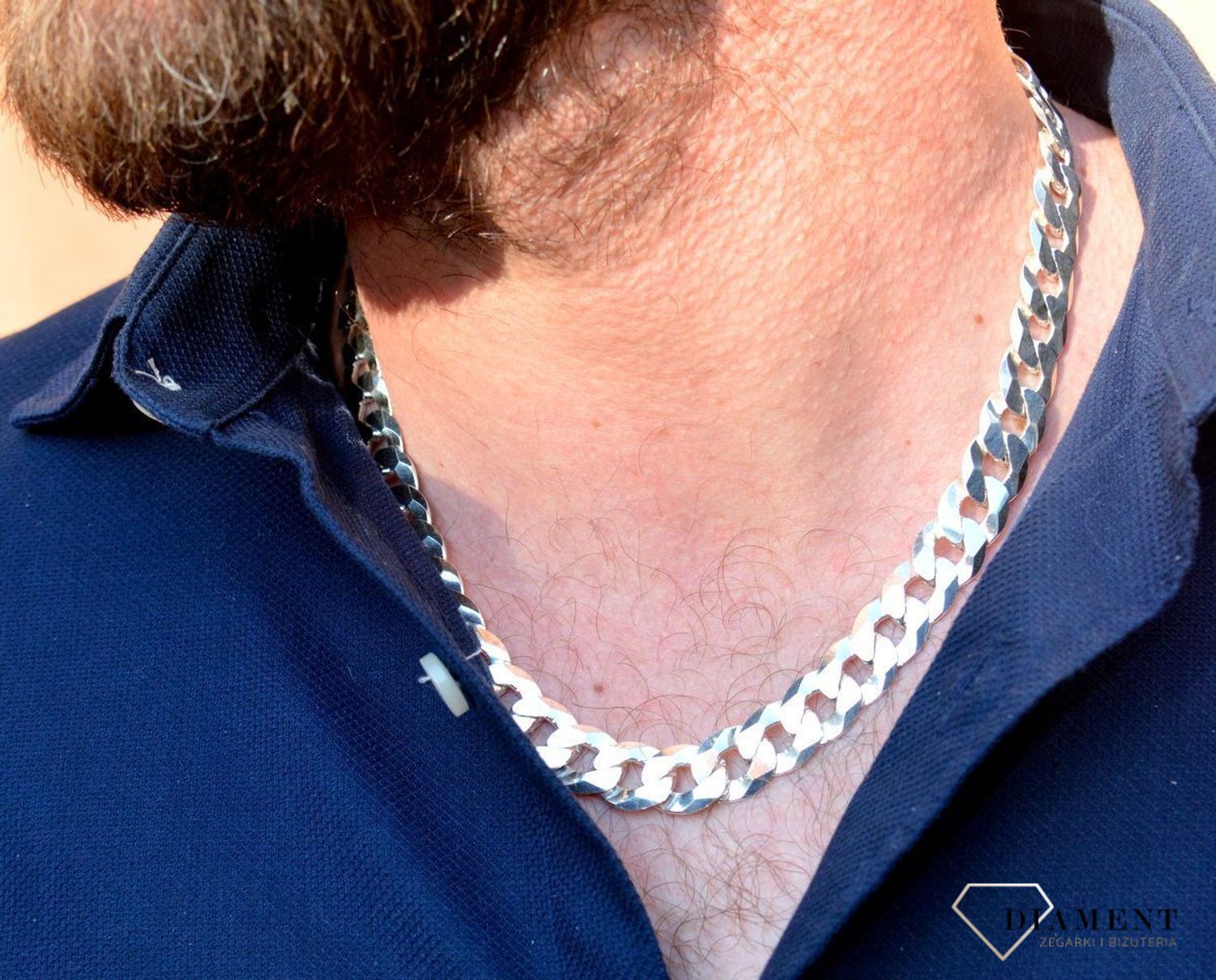 Srebrny łańcuszek 925 męski gruby pancerka 12mm DIA-LAN-5532-925.jpg