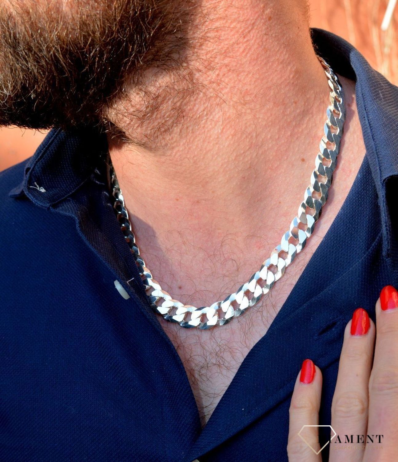 Srebrny łańcuszek 925 męski gruby pancerka 12mm DIA-LAN-5532-925.jpg