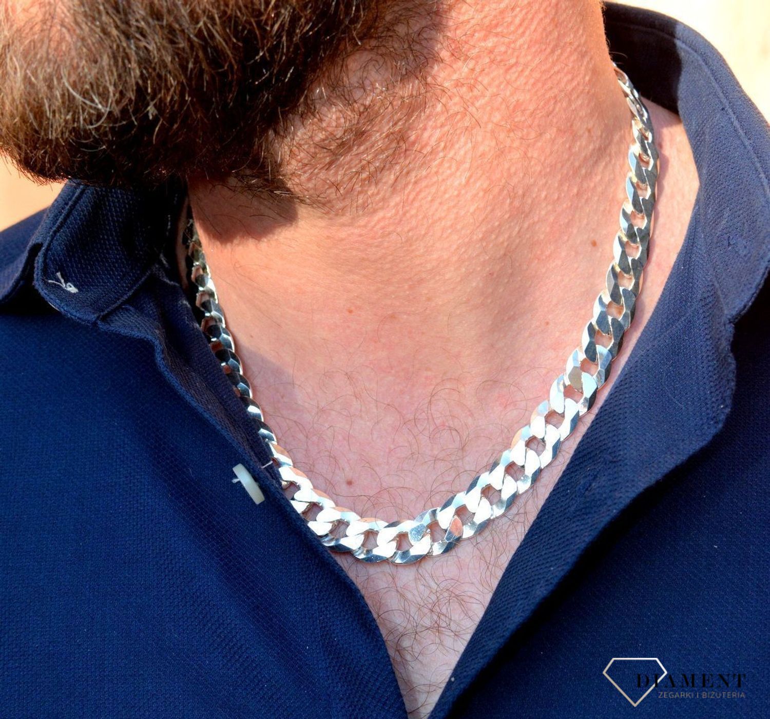 Srebrny łańcuszek 925 męski gruby pancerka 12mm DIA-LAN-5532-925.jpg