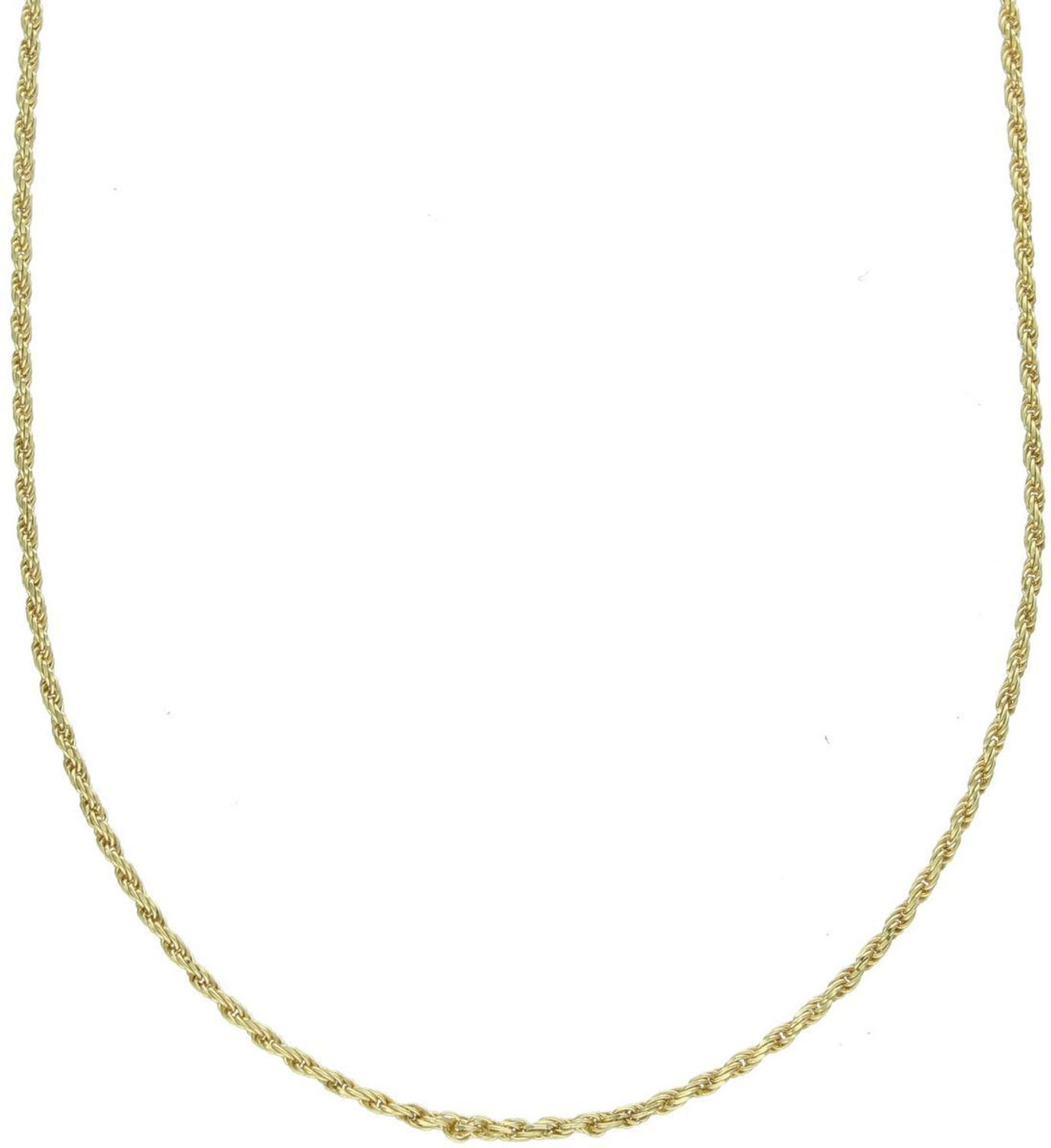 Elegancki srebrny pozłacany łańcuszek 925 DIA-LAN-7822-375, splot kordel 1,2 mm, zapięcie karabińczyk. Dostępny w długościach 46 cm i 48 cm, waga 2,30–2,60 g. Idealny do noszenia samodzielnie 1.jpg