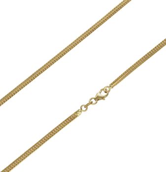 Złoty łańcuszek 585 o szerokości 3 mm  DIA-LAN-7860-585. Łańcuszki to uniwersalne dodatki, które sprawdzają się na każdą okazję i dla kobiet w każdym wieku. Złoty łańcuszek jest uniwersalnym dodatkiem również dla mężczyzny i  (1).jpg