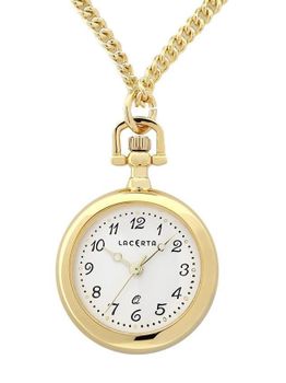 Zegarek kieszonkowy mały JVD Okrągły Złoty z cyframi arabskimi LK08 (1).jpg