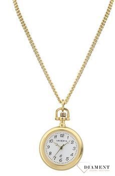 Zegarek kieszonkowy mały JVD Okrągły Złoty z cyframi arabskimi LK08 (3).jpg