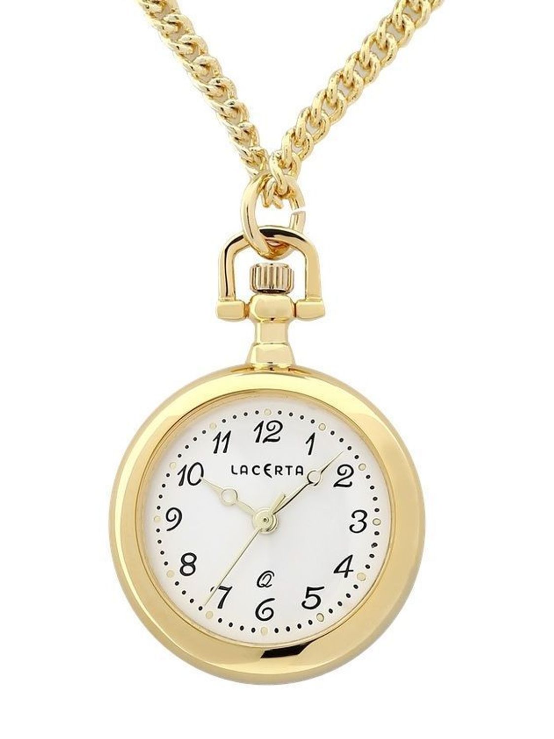 Zegarek kieszonkowy mały JVD Okrągły Złoty z cyframi arabskimi LK08 (1).jpg