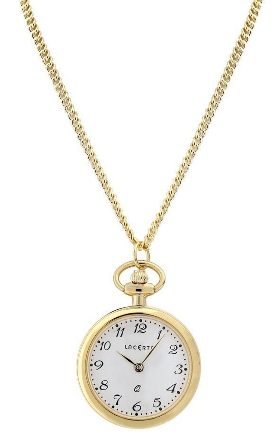 Zegarek kieszonkowy JVD Okrągły Złoty z cyframi arabskimi LK11 (1).jpg