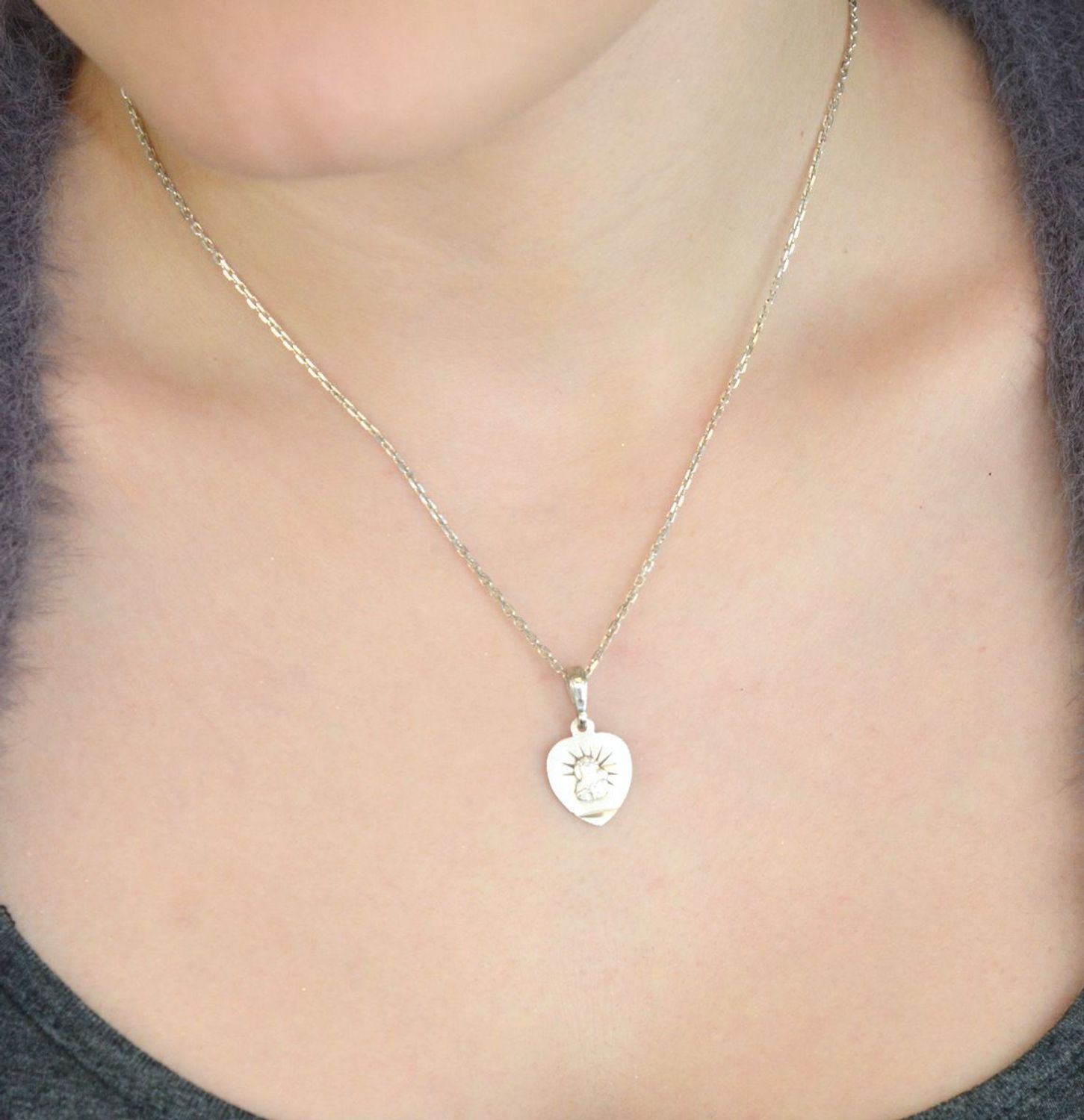 Medalik srebrny Ag 925 Serce – Matka Boska z Dzieciątkiem DIA-MEDALIK6-925.jpg