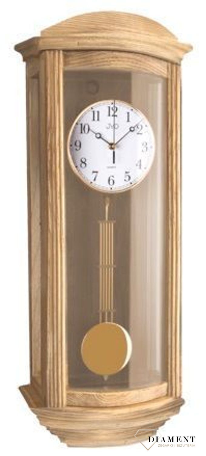 Zegar ścienny w wahadłem ' Drewno i styl ' N2220.78.jpg