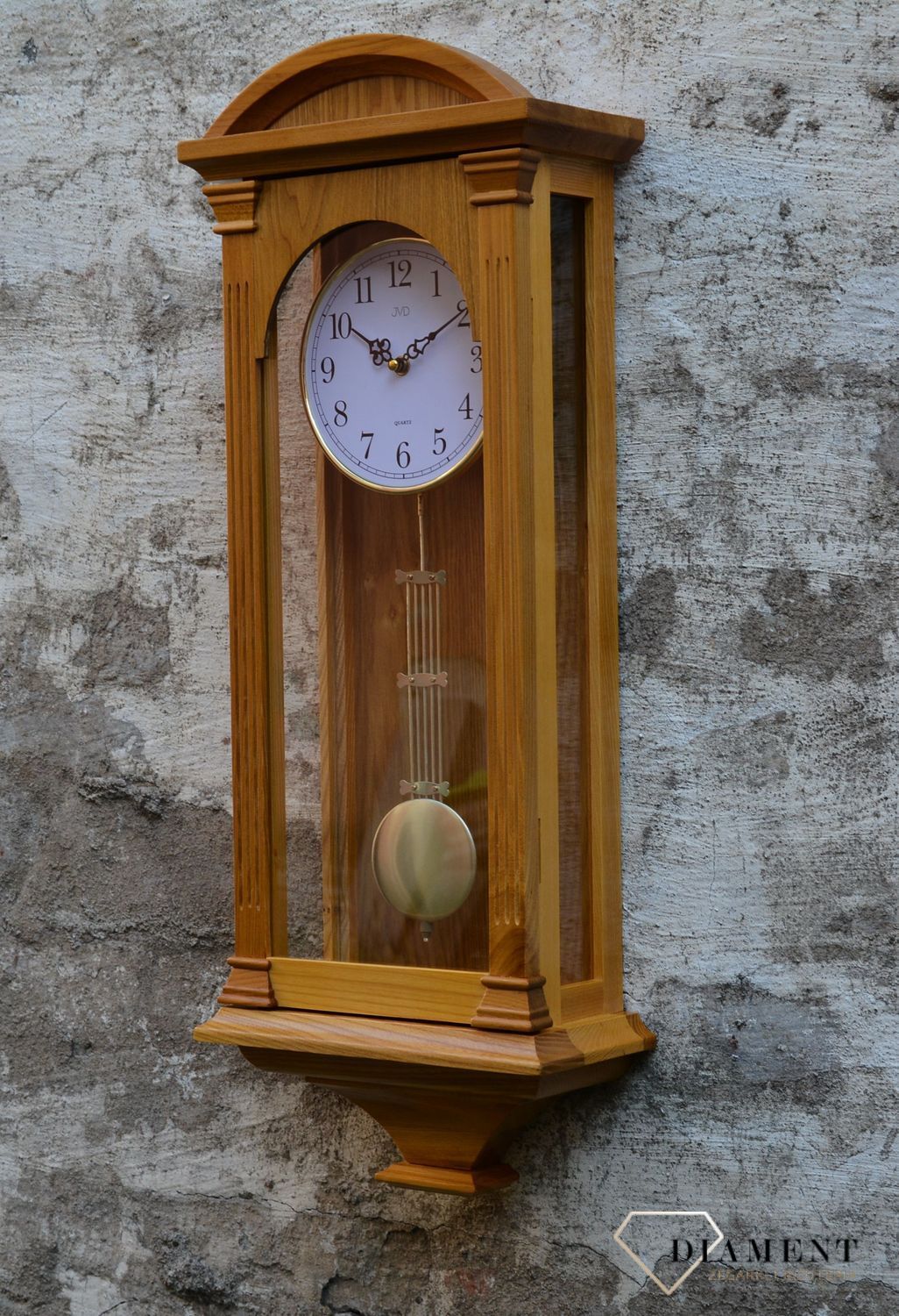Zegar ścienny JVD drewniany wiszący kwarcowy N9317.3.x.jpg