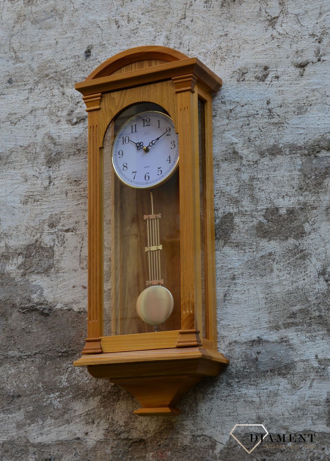 Zegar ścienny JVD drewniany wiszący kwarcowy N9317.3.x.jpg