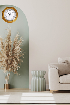 Zegar ścienny JVD NR27043.41 Radio Controlled – drewniany, styl prowansalski, sterowany radiowo.png