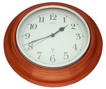 Zegar sterowany radiowo drewniany JVD NR27043.23 Radio Controlled zegar.jpg