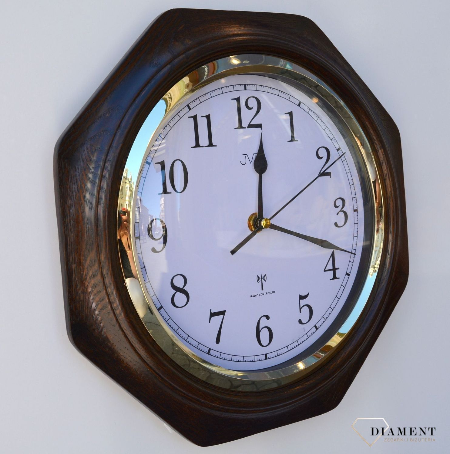 Zegar sterowany radiowo drewniany JVD NR7172.2 RADIO CONTROLLED.jpg