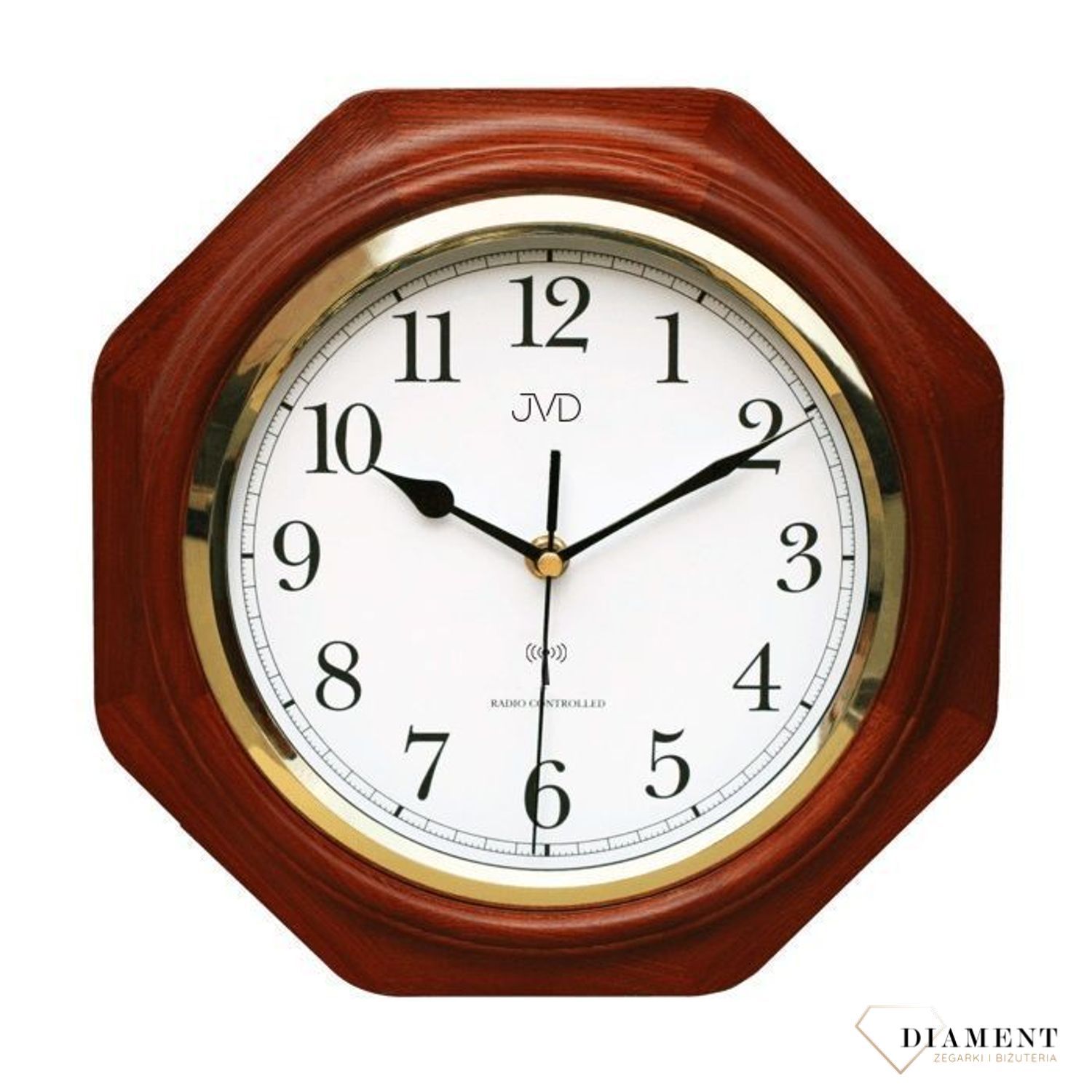 Zegar sterowany radiowo drewniany JVD NR7172.3 RADIO CONTROLLED.jpg
