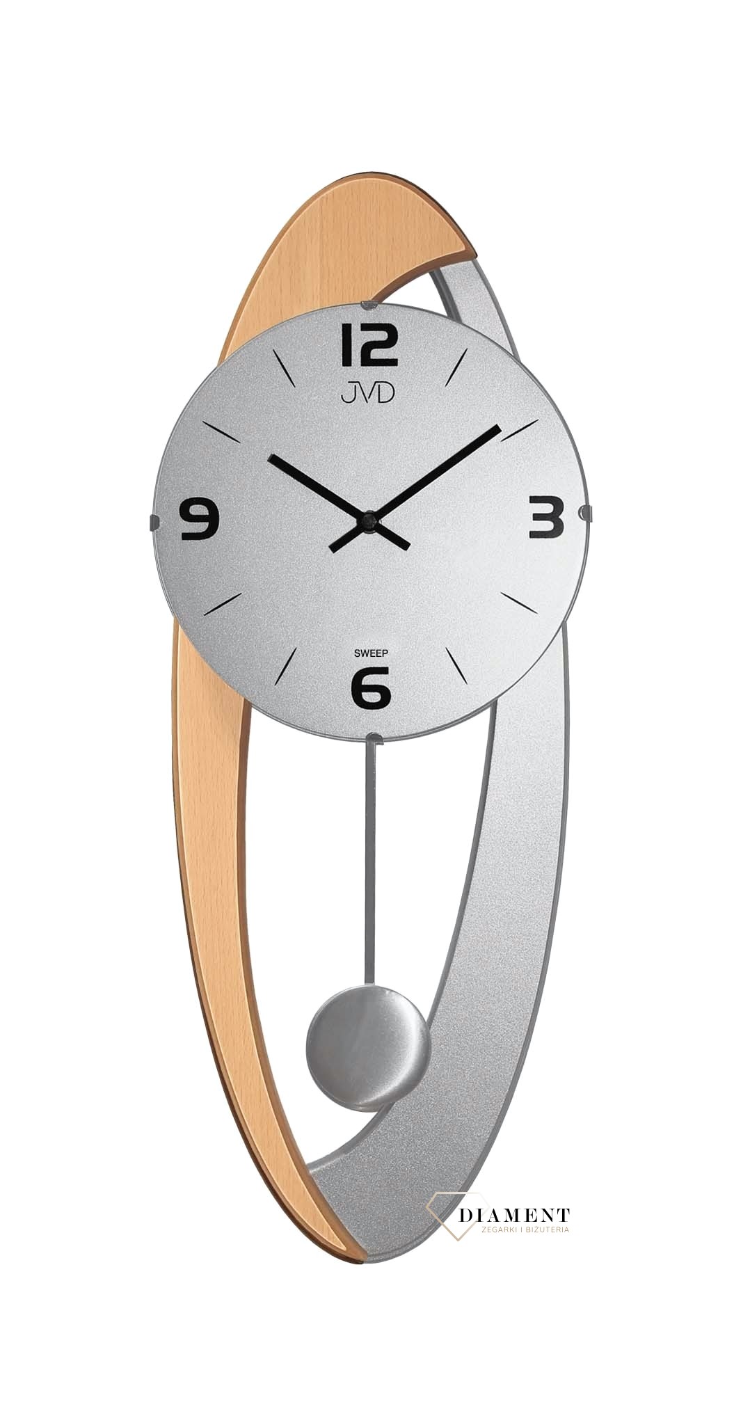 Ścienny zegar wahadłowy JVD NS1502168.jpg