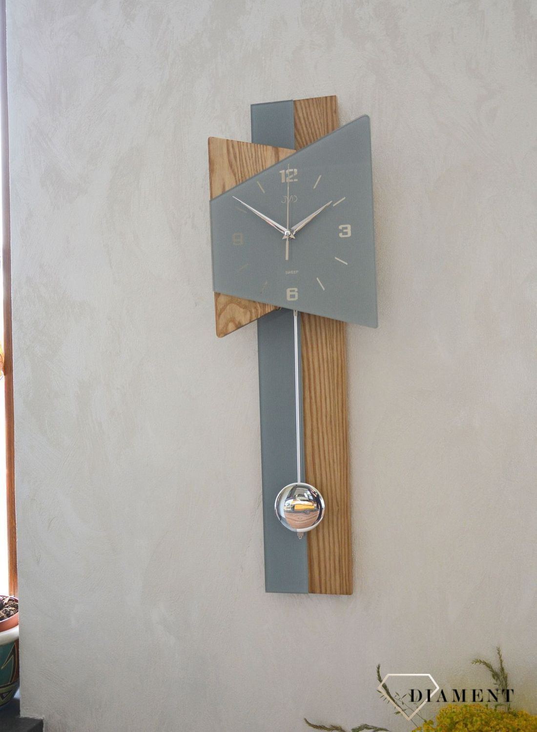 Zegar ścienny wahadłowy JVD NS16073.3✓Zegary ścienne✓Zegar ścienny wahadłowy✓ Autoryzowany sklep✓ Kurier Gratis 24h✓ Gwarancja najniższej ceny (1).JPG