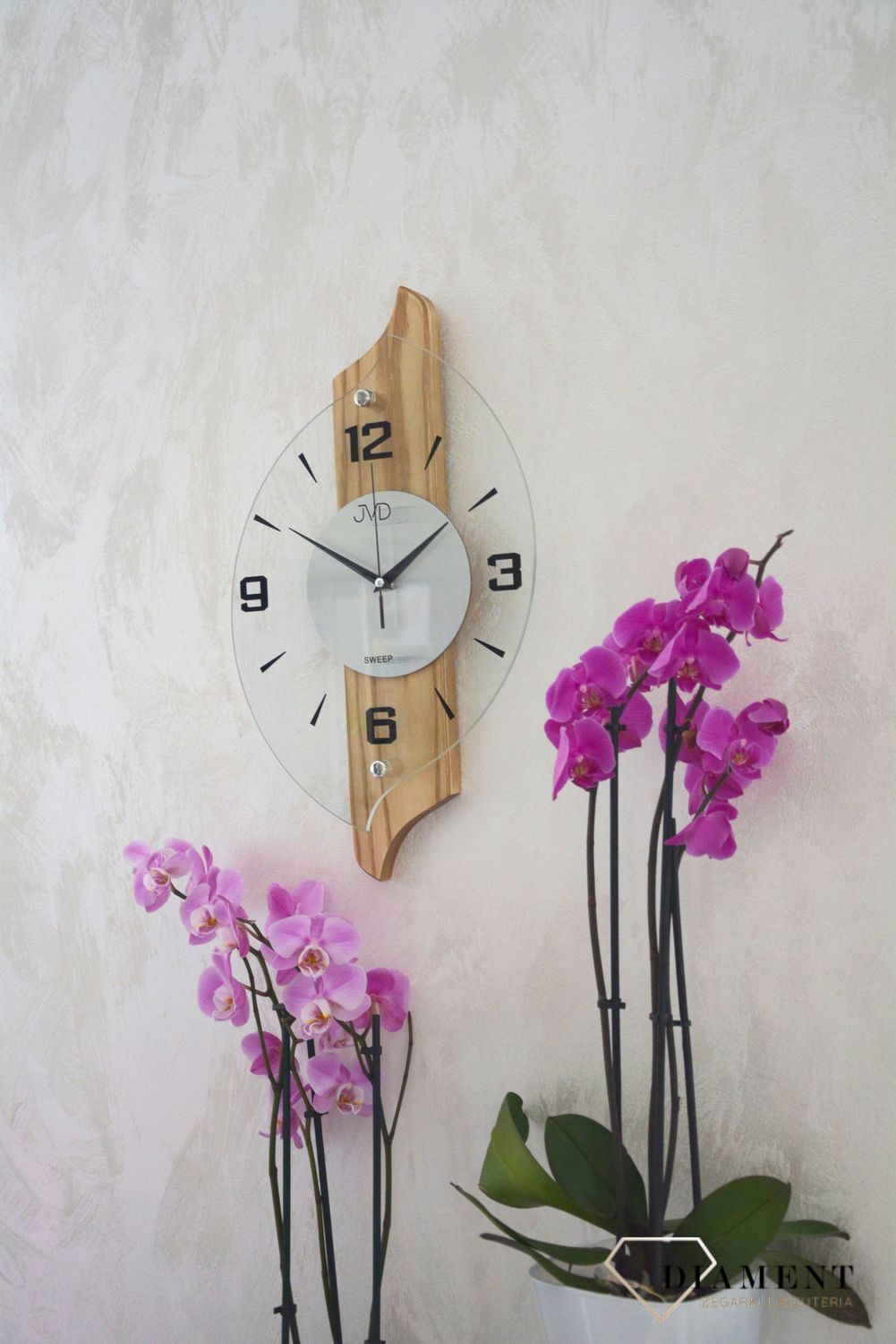 Zegar ścienny JVD jasny dąb NS18007.78,.jpg