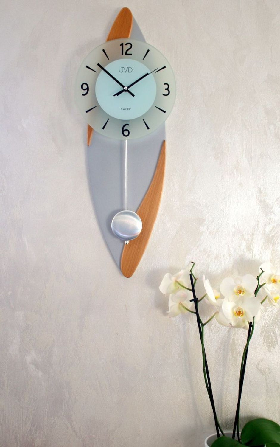 Zegar ścienny z wahadłem JVD NS18009.68 ✓Zegary ścienne z wahadłem ✓ Zegary do salonu ✓ Nowoczesne zegary na ścianę  (1).JPG