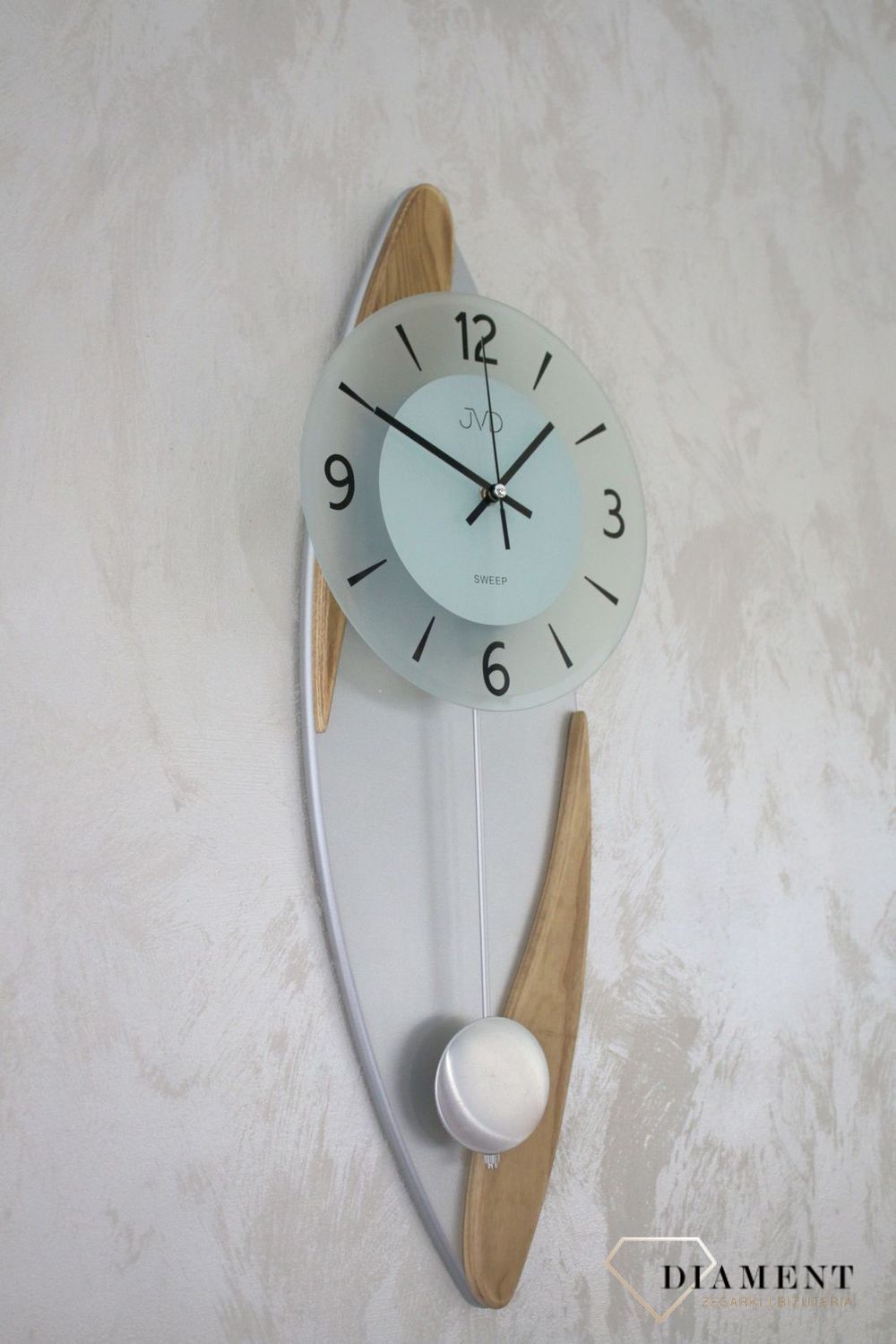 Ścienny zegar wahadłowy JVD NS1800978.png