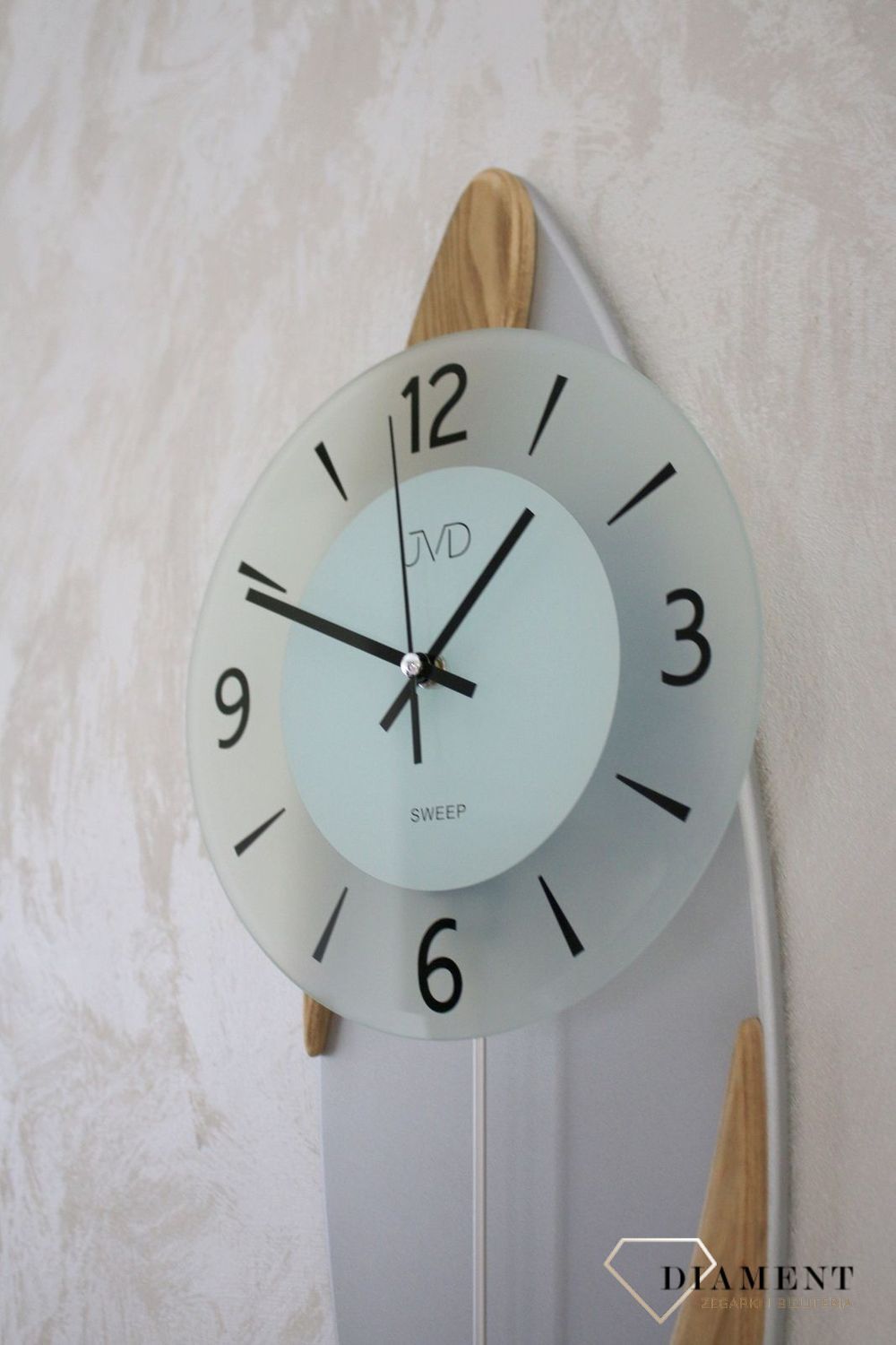 Ścienny zegar wahadłowy JVD NS1800978.png