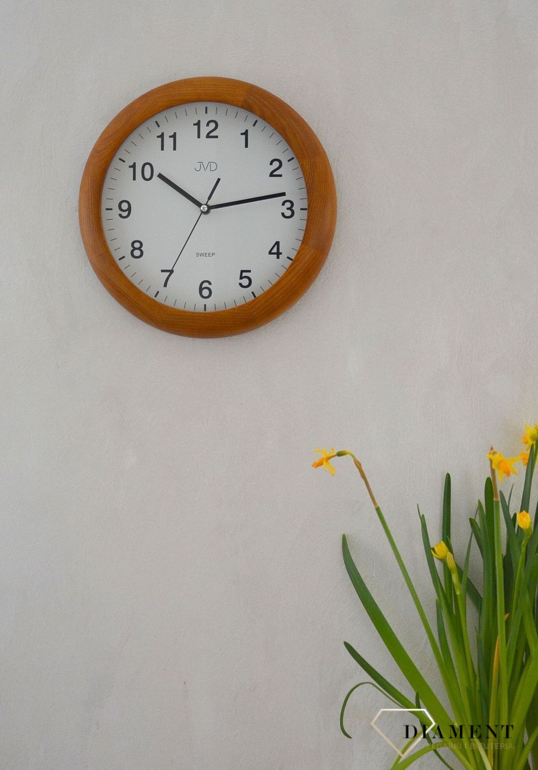 Zegar na ścianę drewniany JVD okrągły NS19020 (2).jpg