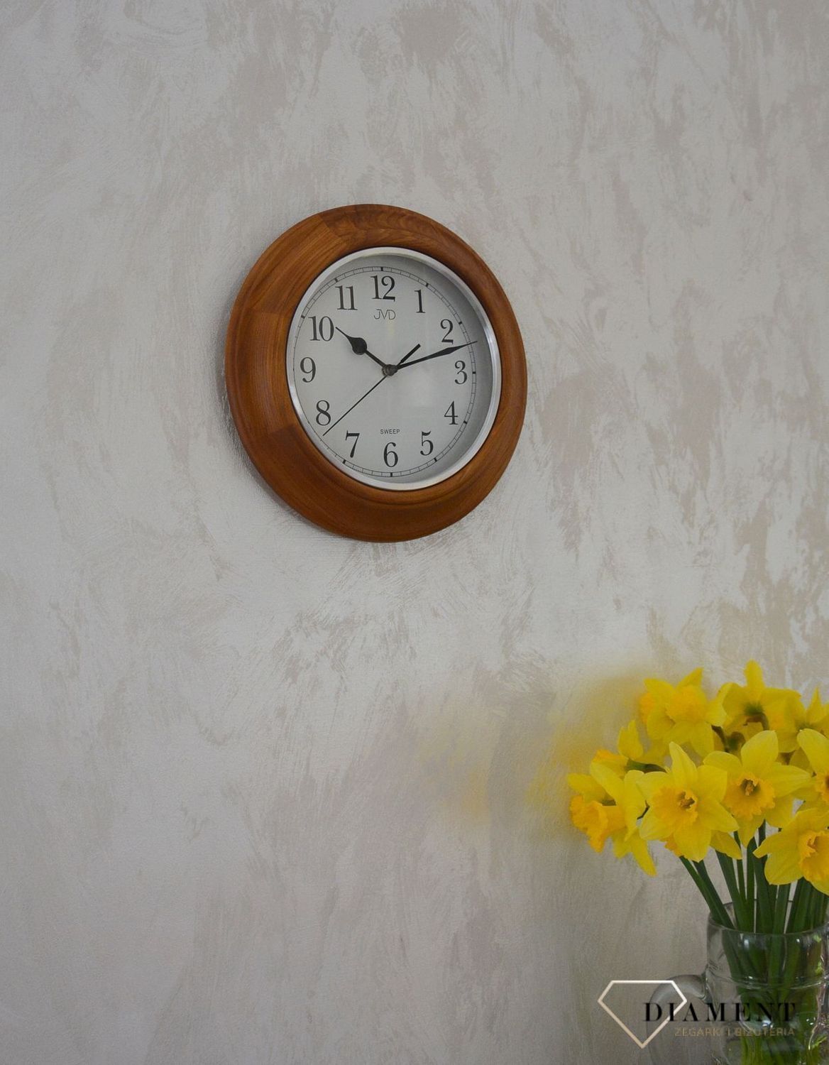 Zegar na ścianę drewniany JVD okrągły NS27043.11.jpg