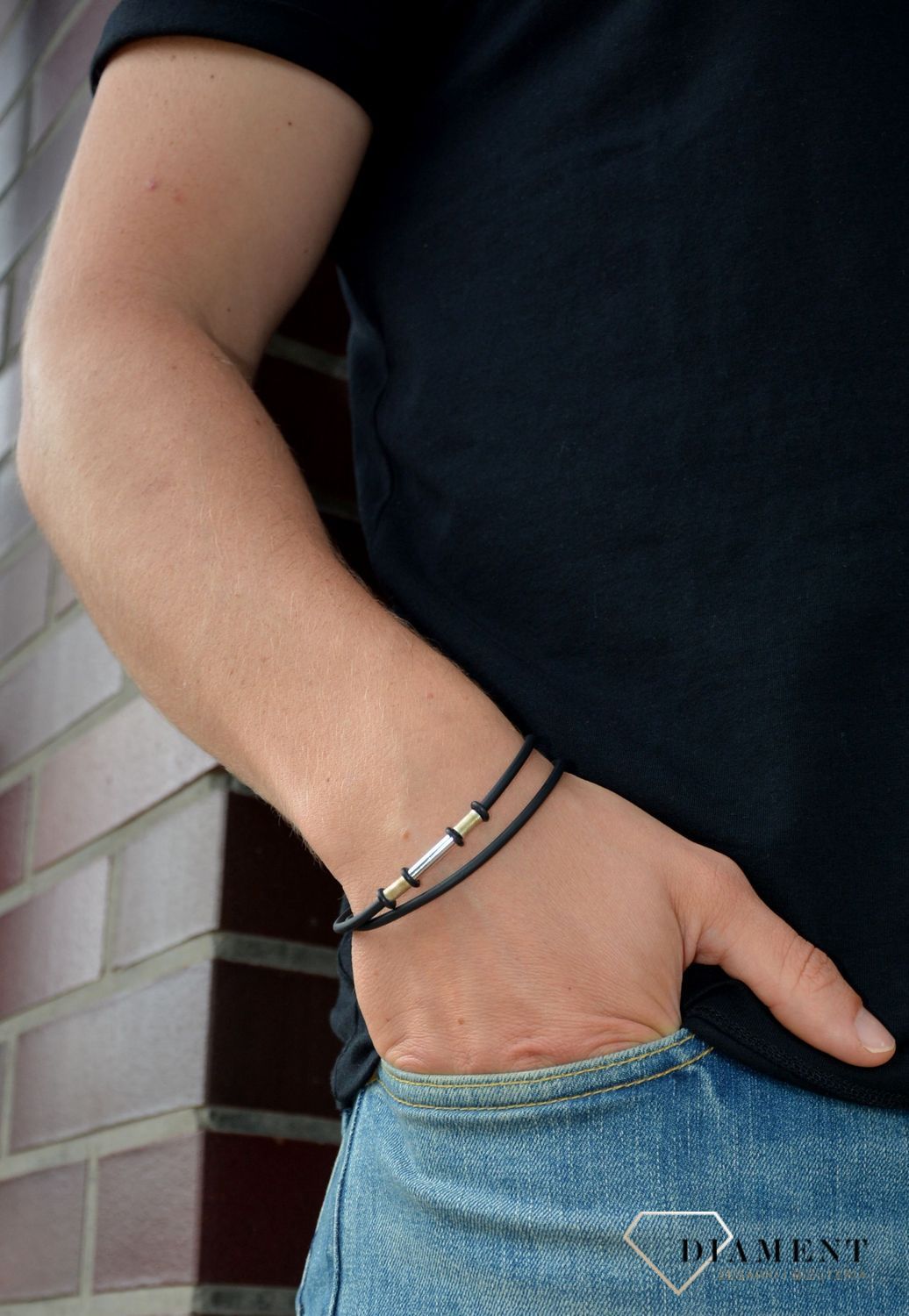 Bransoletka męska kauczuk ze srebrem DIA-NSZ-0030-925 d.jpg