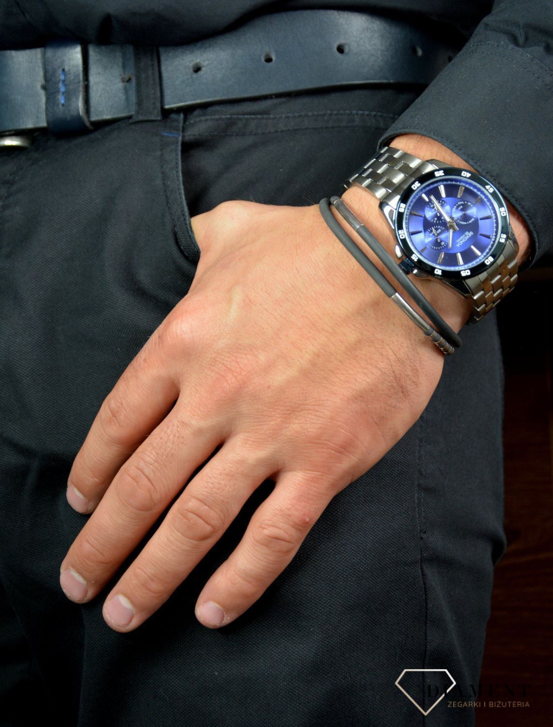 Bransoletka męska kauczyk przeplatany DIA-NSZ-0031-925.jpg