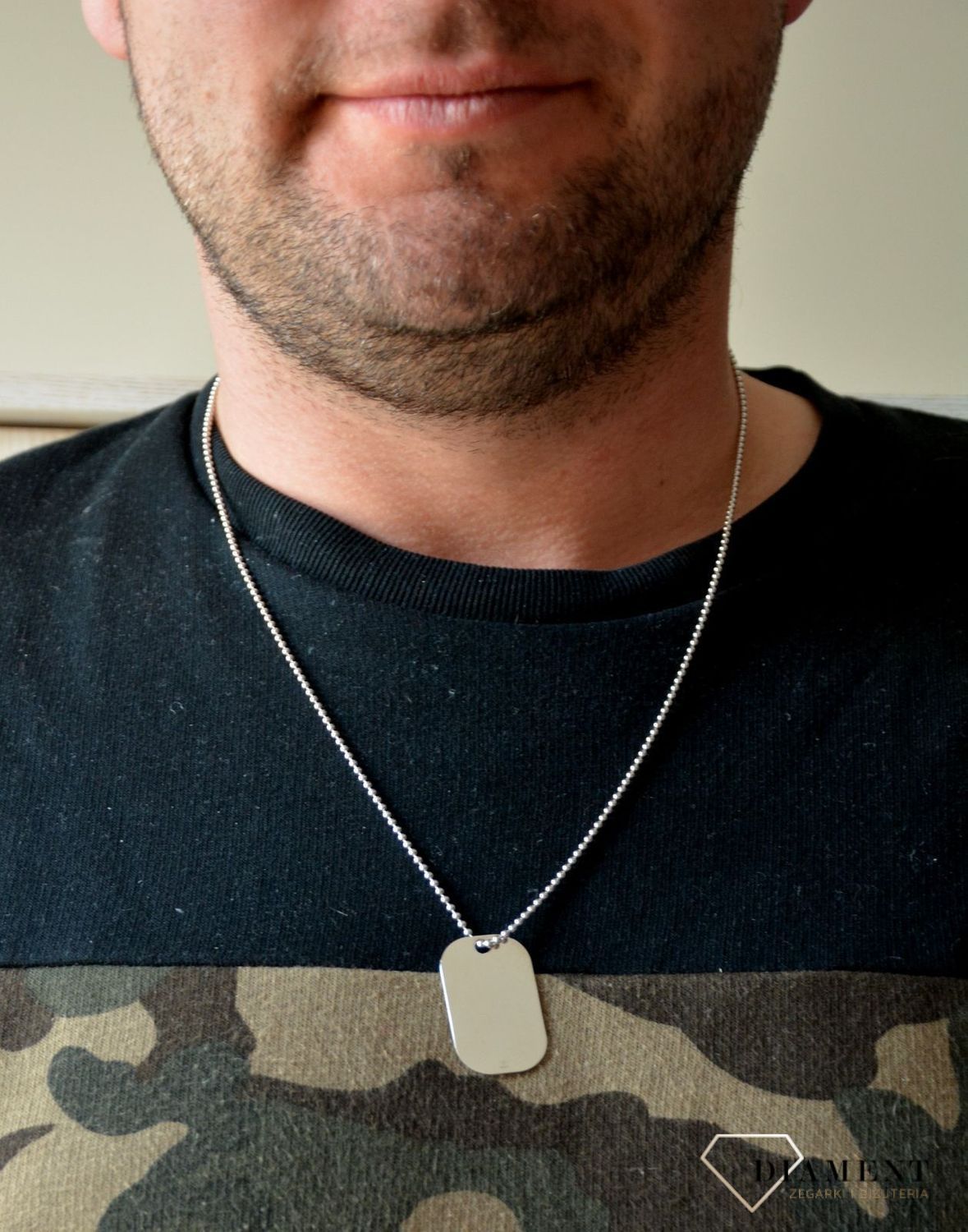 Naszyjnik srebrny męski nieśmiertelnik DIA-BRA-0022-INNEd.jpg