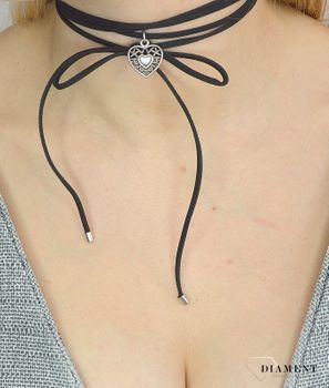 Naszyjnik choker damski czarny By Dziubeka NIL2075 (4).JPG