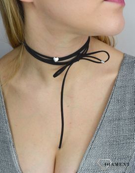 Naszyjnik choker damski czarny By Dziubeka NIL2047 (10).JPG