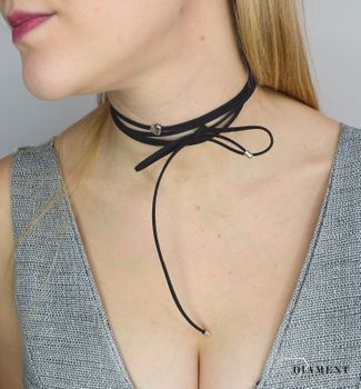 Naszyjnik choker damski czarny By Dziubeka NIL2047 (2).JPG
