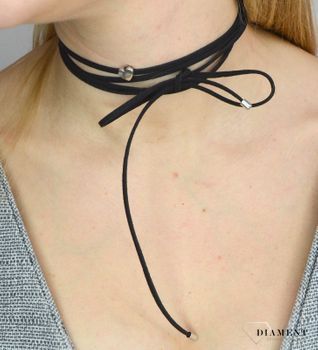 Naszyjnik choker damski czarny By Dziubeka NIL2047 (4).JPG