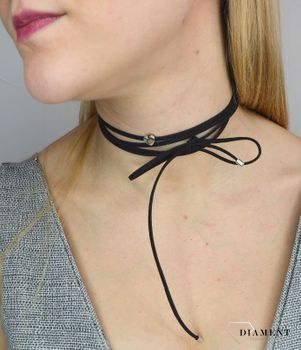 Naszyjnik choker damski czarny By Dziubeka NIL2047 (5).JPG