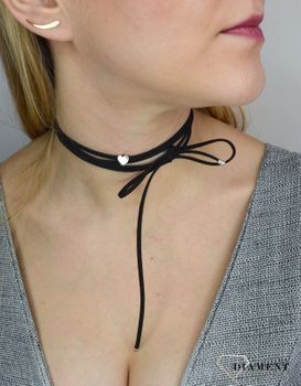 Naszyjnik choker damski czarny By Dziubeka NIL2047 (8).JPG