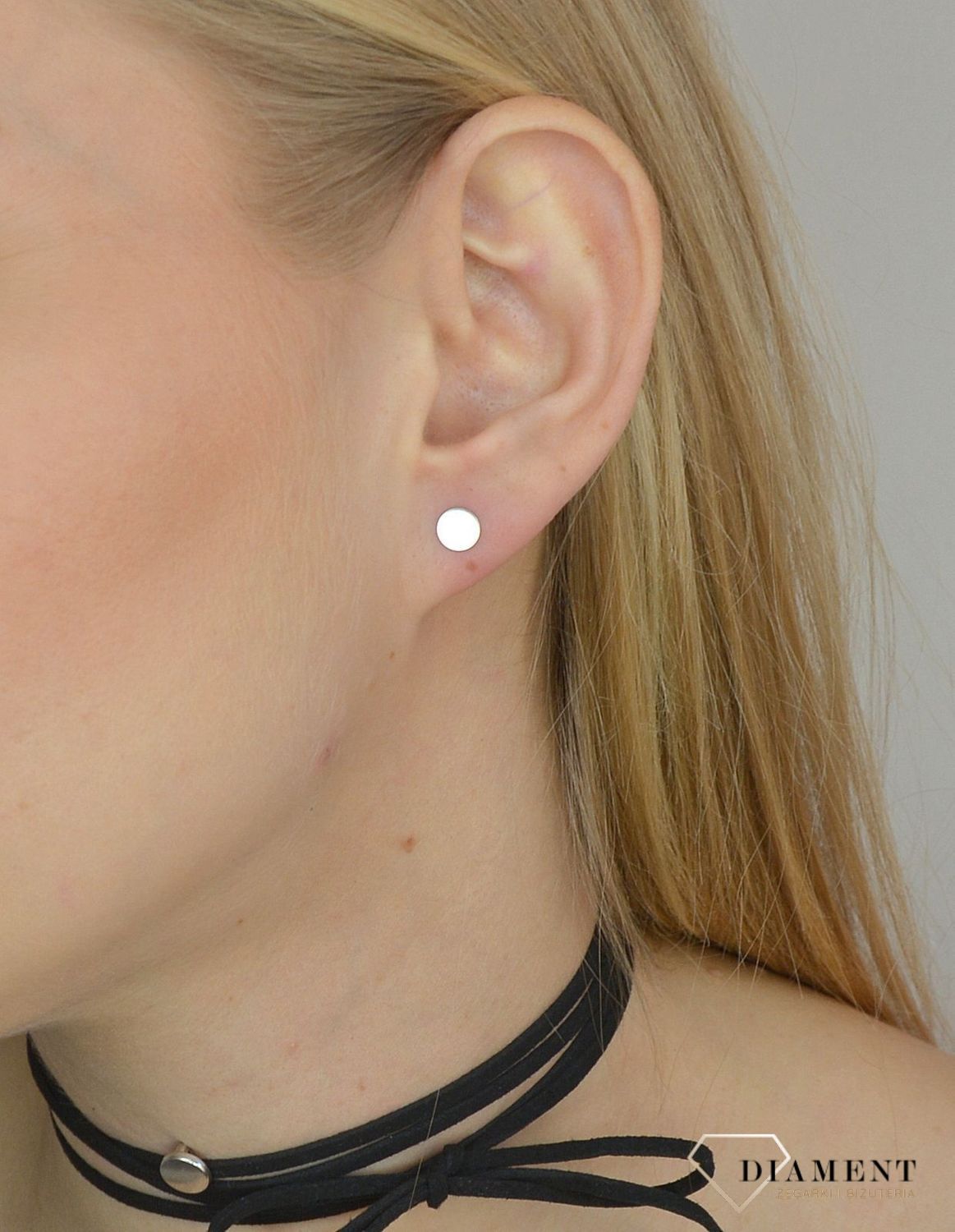 Naszyjnik choker damski czarny By Dziubeka kółeczko NIL2055 ✓Biżuteria damska.jpg