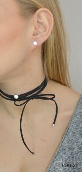 Naszyjnik choker damski czarny By Dziubeka NIL2055 (7).JPG