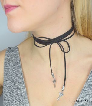 Naszyjnik choker damski czarny By Dziubeka NIL2068 (2).JPG