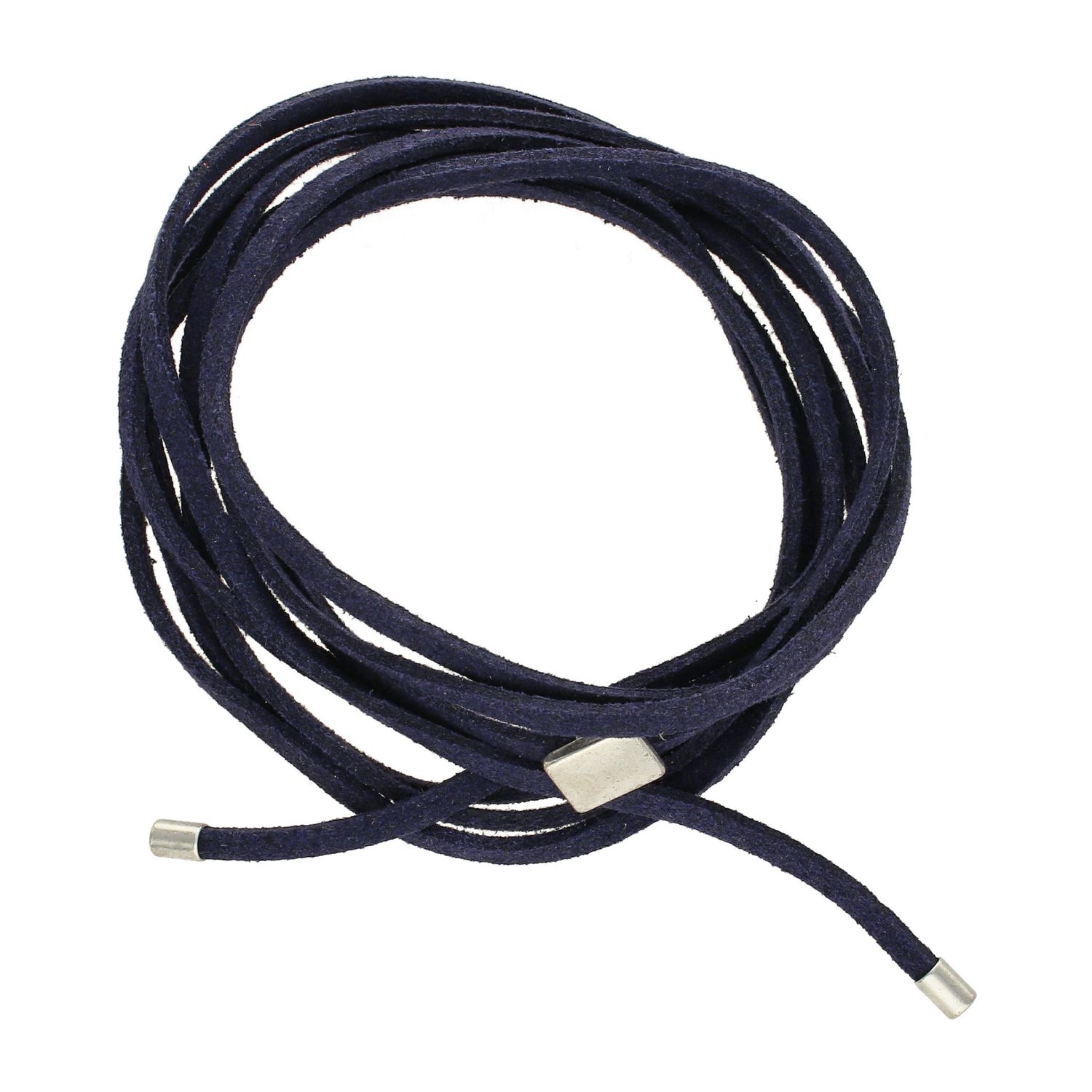 Naszyjnik choker damski granatowy By Dziubeka kwadratowa blaszka NIL2066  ✓Biżuteria damska.jpg