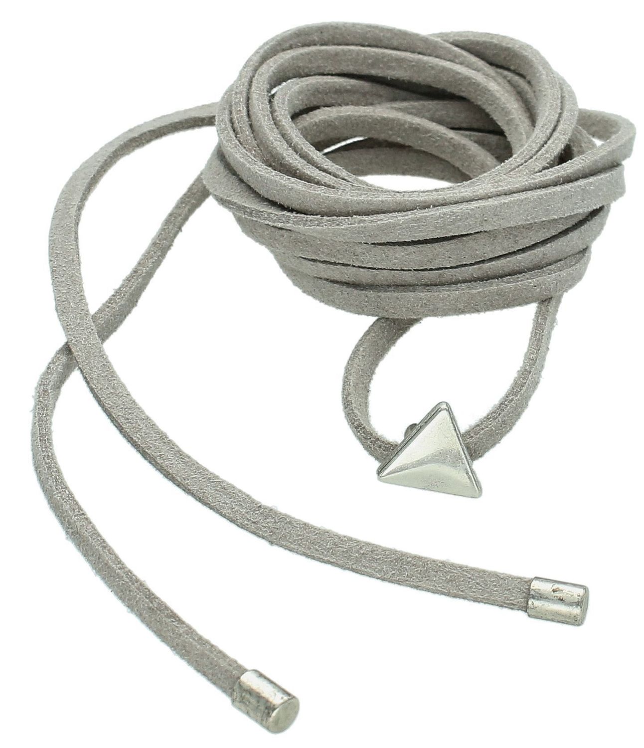 Naszyjnik choker wiązany DIA-NSZ-0061-SZARY Ciekawy, oryginalny naszyjnik choker to dodatek idealny na lato. Choker to obecnie jeden z najmodniejszych rodzajów naszyjników, kojarzony z modą festiwalową i1młodzieżową.jpg