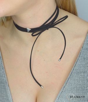 Naszyjnik choker damski czarny By Dziubeka NIL2056 (1).JPG
