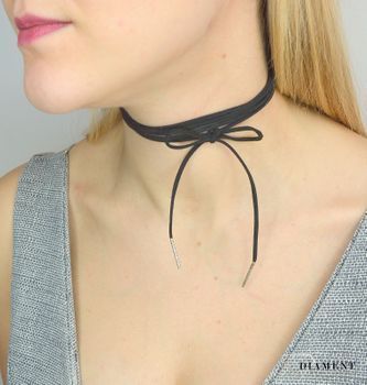 Naszyjnik choker damski czarny Choker (1).JPG