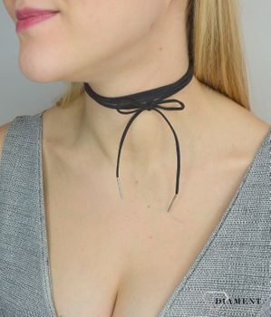 Naszyjnik choker damski czarny Choker (2).JPG