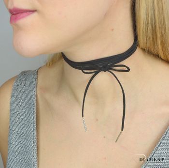 Naszyjnik choker damski czarny Choker (6).JPG