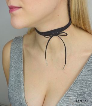 Naszyjnik choker damski czarny Choker (7).JPG