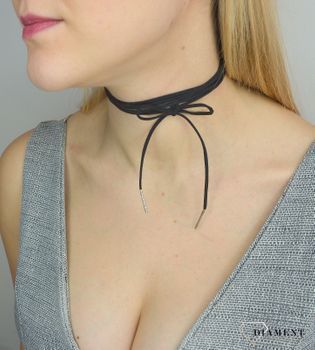 Naszyjnik choker damski czarny Choker (8).JPG