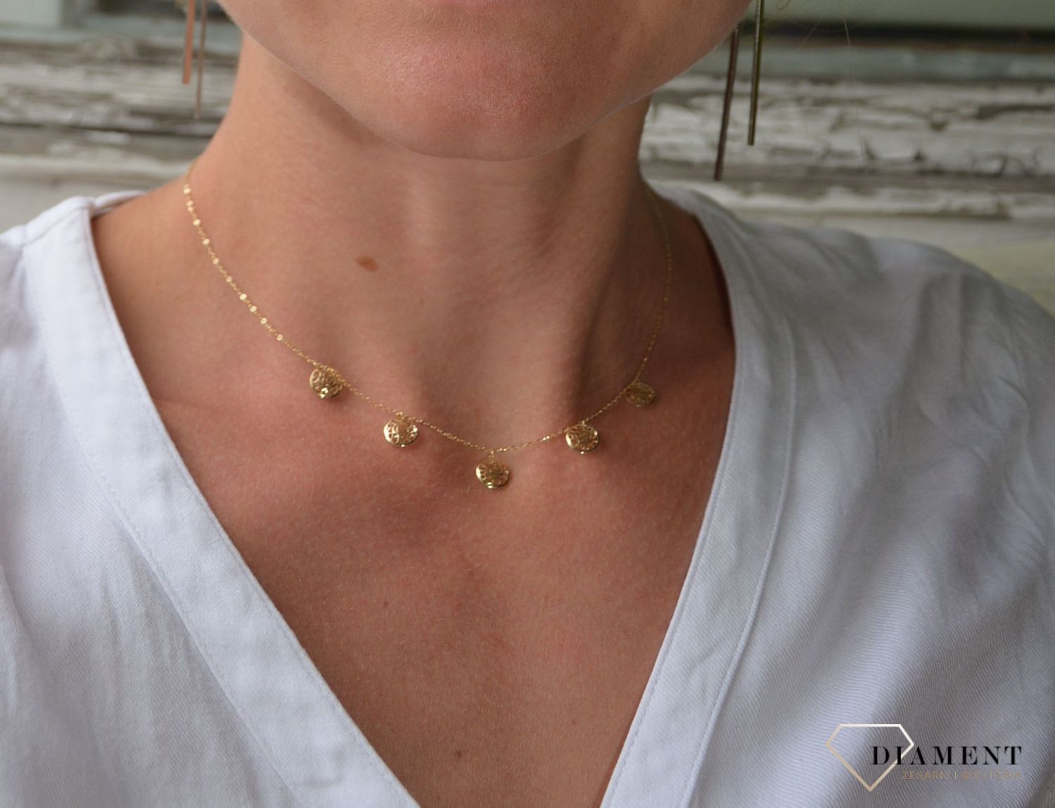 Naszyjnik złoty celebrytka 585 ażury DIA-NSZ-0084-K-585.jpg